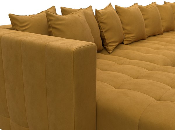 Диван П-образный Лига Диванов Лига-052 НПБ Лонг