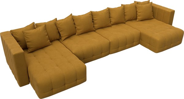 Диван П-образный Лига Диванов Лига-052 НПБ Лонг