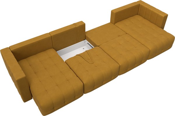 Диван П-образный Лига Диванов Лига-052 НПБ Лонг