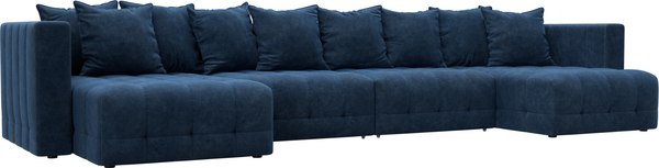 Диван П-образный Лига Диванов Лига-052 НПБ Лонг - фото