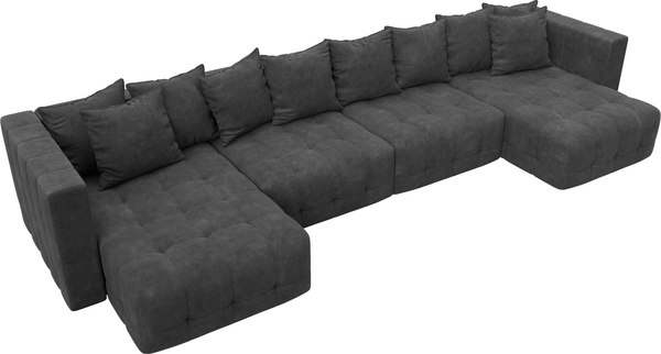 Диван П-образный Лига Диванов Лига-052 НПБ Лонг