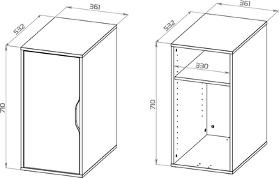 Тумба Mio Tesoro Ингар DV