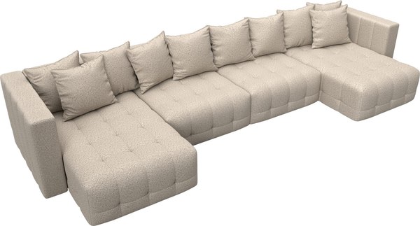 Диван П-образный Лига Диванов Лига-052 НПБ Лонг