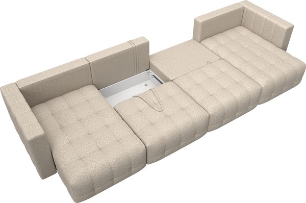 Диван П-образный Лига Диванов Лига-052 НПБ Лонг