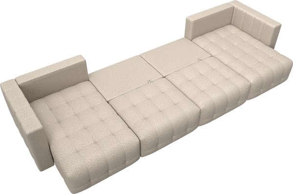 Диван П-образный Лига Диванов Лига-052 НПБ Лонг