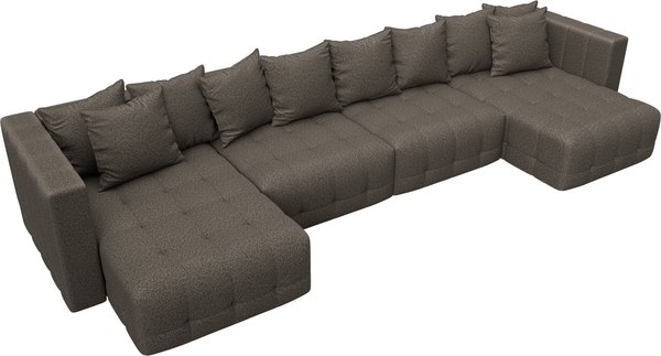 Диван П-образный Лига Диванов Лига-052 НПБ Лонг