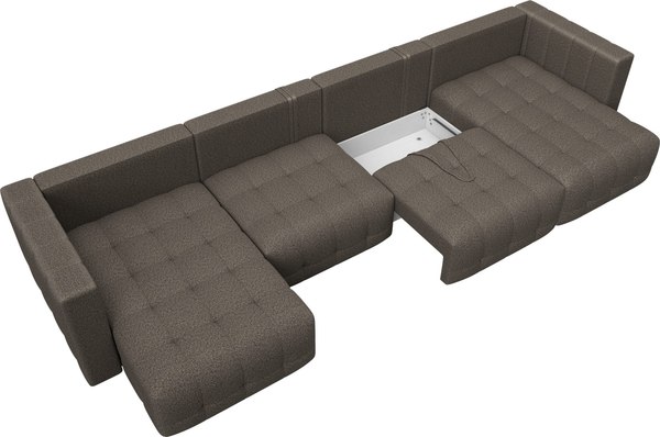 Диван П-образный Лига Диванов Лига-052 НПБ Лонг