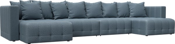 Диван П-образный Лига Диванов Лига-052 НПБ Лонг - фото