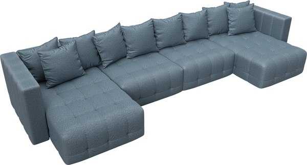 Диван П-образный Лига Диванов Лига-052 НПБ Лонг