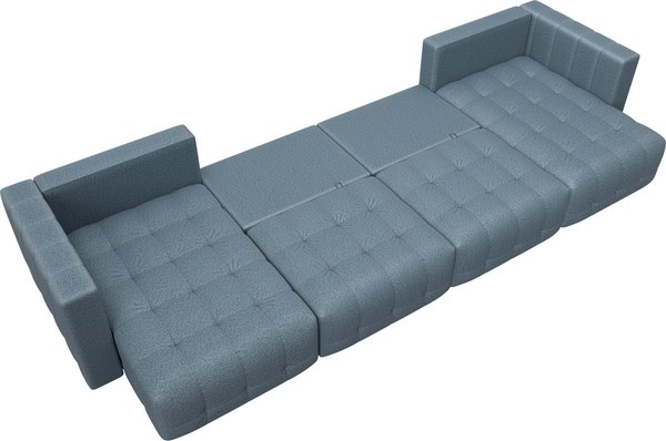 Диван П-образный Лига Диванов Лига-052 НПБ Лонг