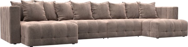 Диван П-образный Лига Диванов Лига-052 НПБ Лонг - фото