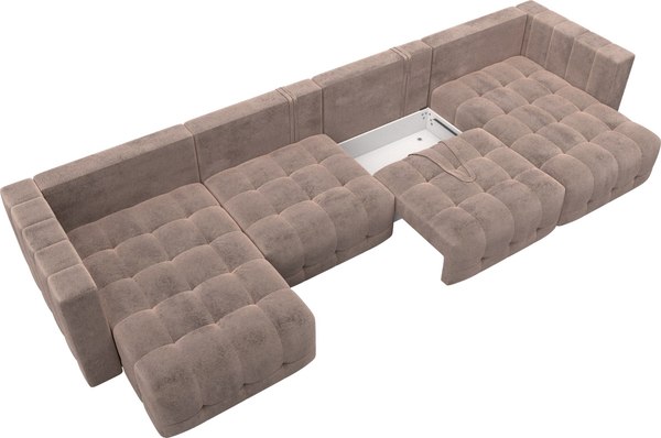 Диван П-образный Лига Диванов Лига-052 НПБ Лонг