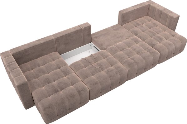 Диван П-образный Лига Диванов Лига-052 НПБ Лонг