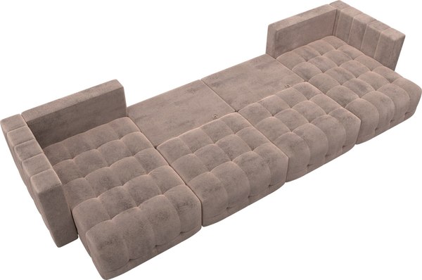 Диван П-образный Лига Диванов Лига-052 НПБ Лонг