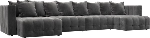 Диван П-образный Лига Диванов Лига-052 НПБ Лонг - фото