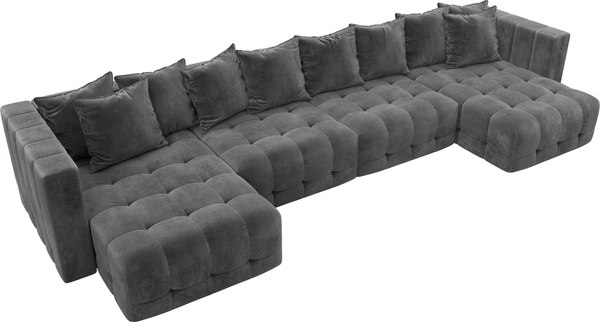 Диван П-образный Лига Диванов Лига-052 НПБ Лонг