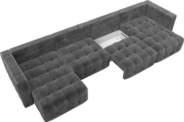 Диван П-образный Лига Диванов Лига-052 НПБ Лонг