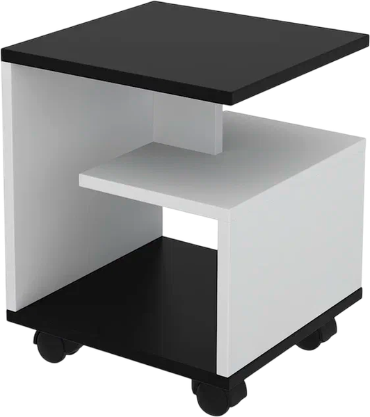 Журнальный столик МДК Алюра ЖС4ЧБР 39x39x40 - фото