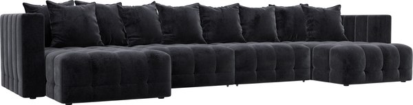 Диван П-образный Лига Диванов Лига-052 НПБ Лонг - фото