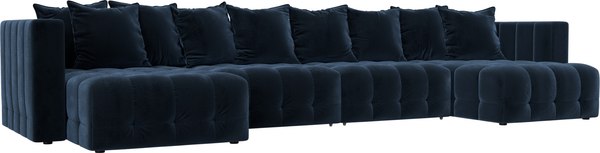 Диван П-образный Лига Диванов Лига-052 НПБ Лонг - фото