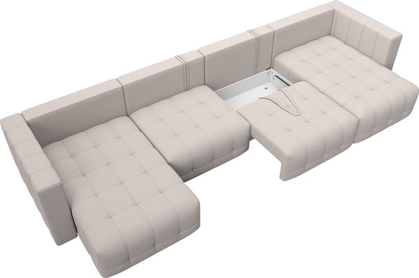 Диван П-образный Лига Диванов Лига-052 НПБ Лонг