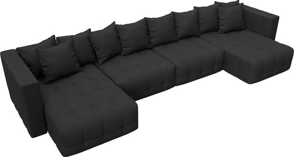 Диван П-образный Лига Диванов Лига-052 НПБ Лонг