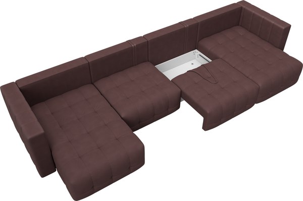 Диван П-образный Лига Диванов Лига-052 НПБ Лонг