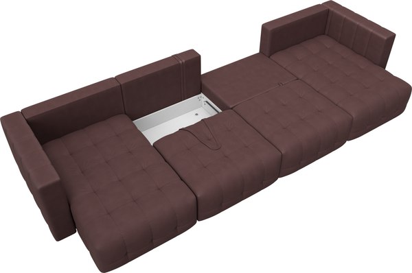 Диван П-образный Лига Диванов Лига-052 НПБ Лонг