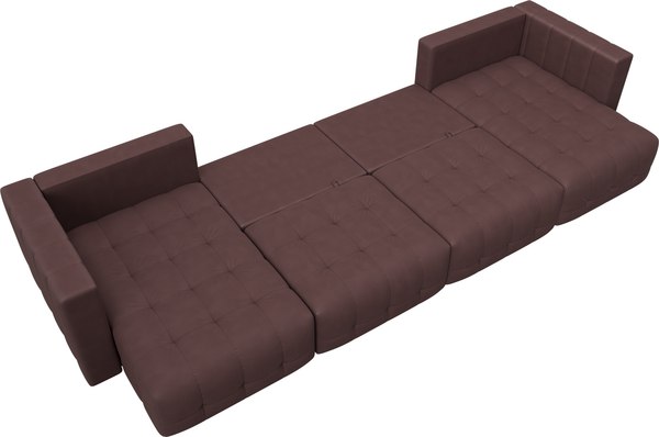 Диван П-образный Лига Диванов Лига-052 НПБ Лонг