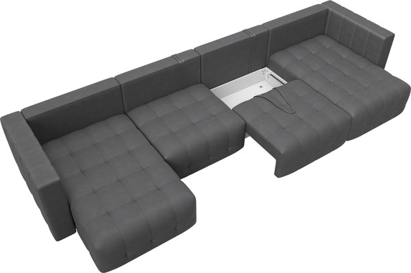 Диван П-образный Лига Диванов Лига-052 НПБ Лонг