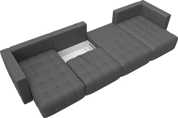 Диван П-образный Лига Диванов Лига-052 НПБ Лонг