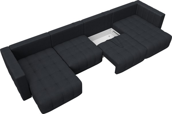 Диван П-образный Лига Диванов Лига-052 НПБ Лонг