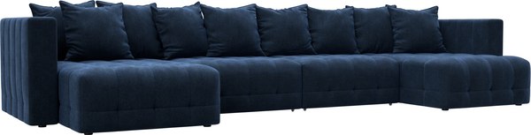 Диван П-образный Лига Диванов Лига-052 НПБ Лонг - фото