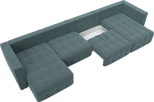 Диван П-образный Лига Диванов Лига-052 НПБ Лонг