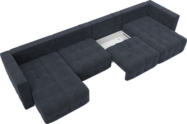 Диван П-образный Лига Диванов Лига-052 НПБ Лонг