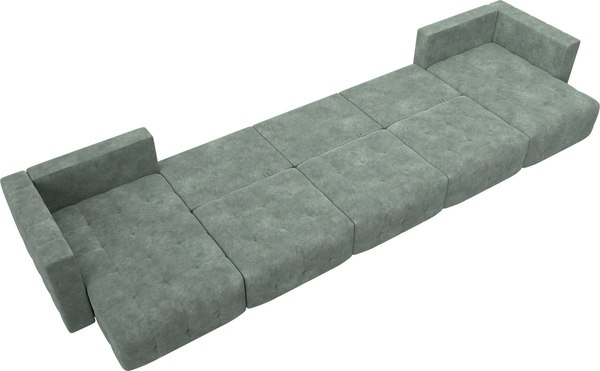 Диван П-образный Лига Диванов Лига-052 НПБ МегаЛонг