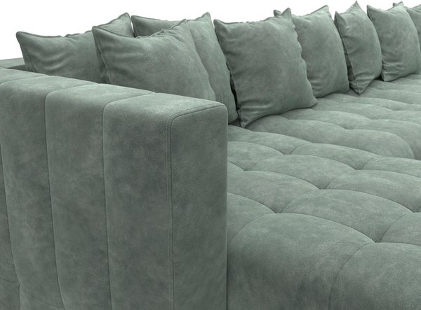 Диван П-образный Лига Диванов Лига-052 НПБ МегаЛонг