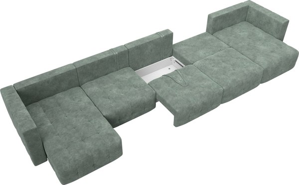 Диван П-образный Лига Диванов Лига-052 НПБ МегаЛонг