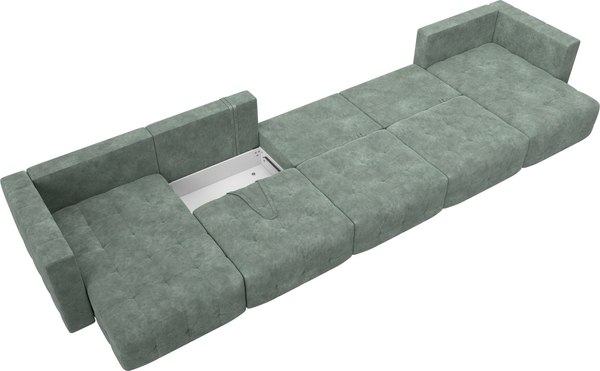 Диван П-образный Лига Диванов Лига-052 НПБ МегаЛонг