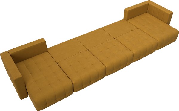 Диван П-образный Лига Диванов Лига-052 НПБ МегаЛонг