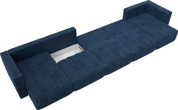 Диван П-образный Лига Диванов Лига-052 НПБ МегаЛонг