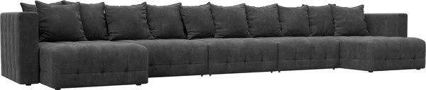 Диван П-образный Лига Диванов Лига-052 НПБ МегаЛонг - фото