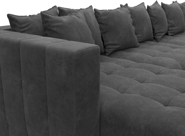 Диван П-образный Лига Диванов Лига-052 НПБ МегаЛонг