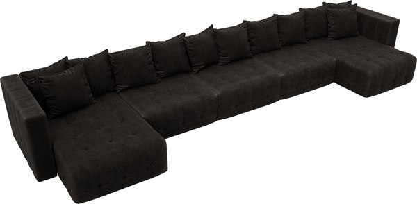 Диван П-образный Лига Диванов Лига-052 НПБ МегаЛонг