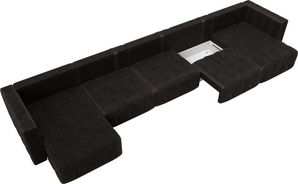 Диван П-образный Лига Диванов Лига-052 НПБ МегаЛонг