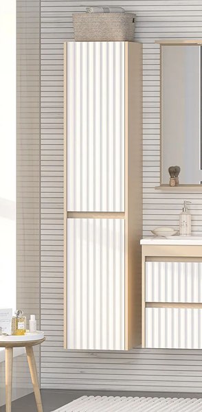 Шкаф-пенал для ванной Brevita Balaton 35 L / BAL-05035-03Л - фото