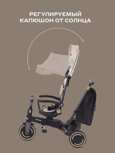 Трехколесный велосипед с ручкой MOWbaby Trixie MC055