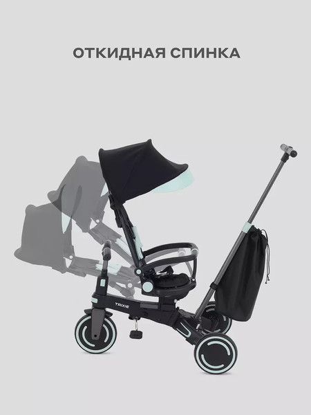 Трехколесный велосипед с ручкой MOWbaby Trixie MC055