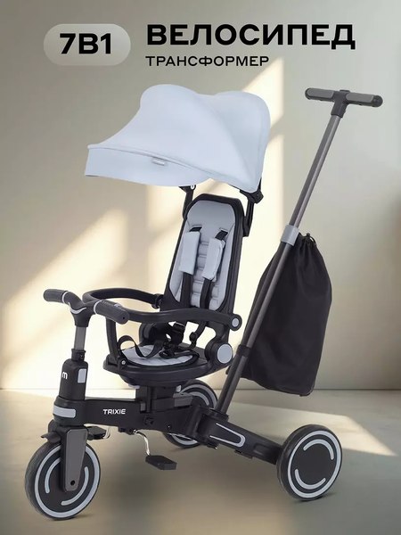 Трехколесный велосипед с ручкой MOWbaby Trixie MC055