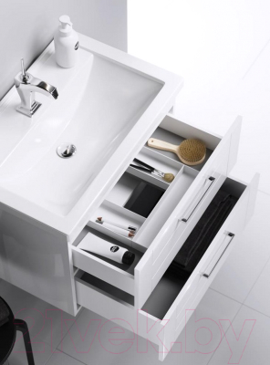 Тумба с умывальником Aqwella Манчестер / MAN01082 (подвесная)